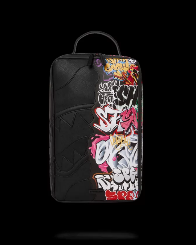Portascarpe Sprayground Half Graff Night - Design Accattivante per Sneakers con Scomparto Nascosto, Disponibile a Prezzo Vantaggioso