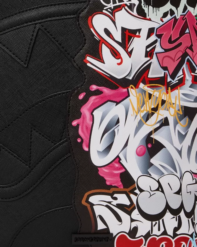 Portascarpe Sprayground Half Graff Night - Design Accattivante per Sneakers con Scomparto Nascosto, Disponibile a Prezzo Vantaggioso