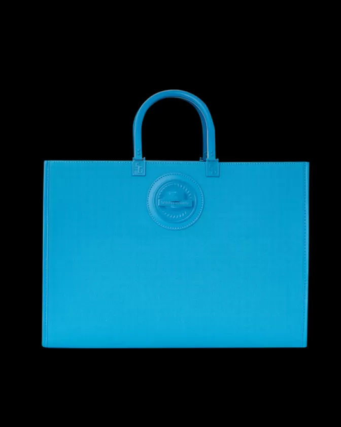 Borsa Sprayground a Tracolla: Squalo Metallizzato in Blu Tortuga - Stile Urban Edgy