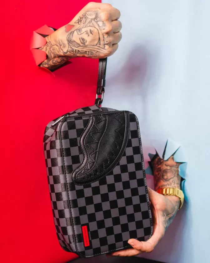 Borsa Toilette Elegante Porta Valori - Sprayground in Nero Henny con Design Funzionale per Accessori da Viaggio