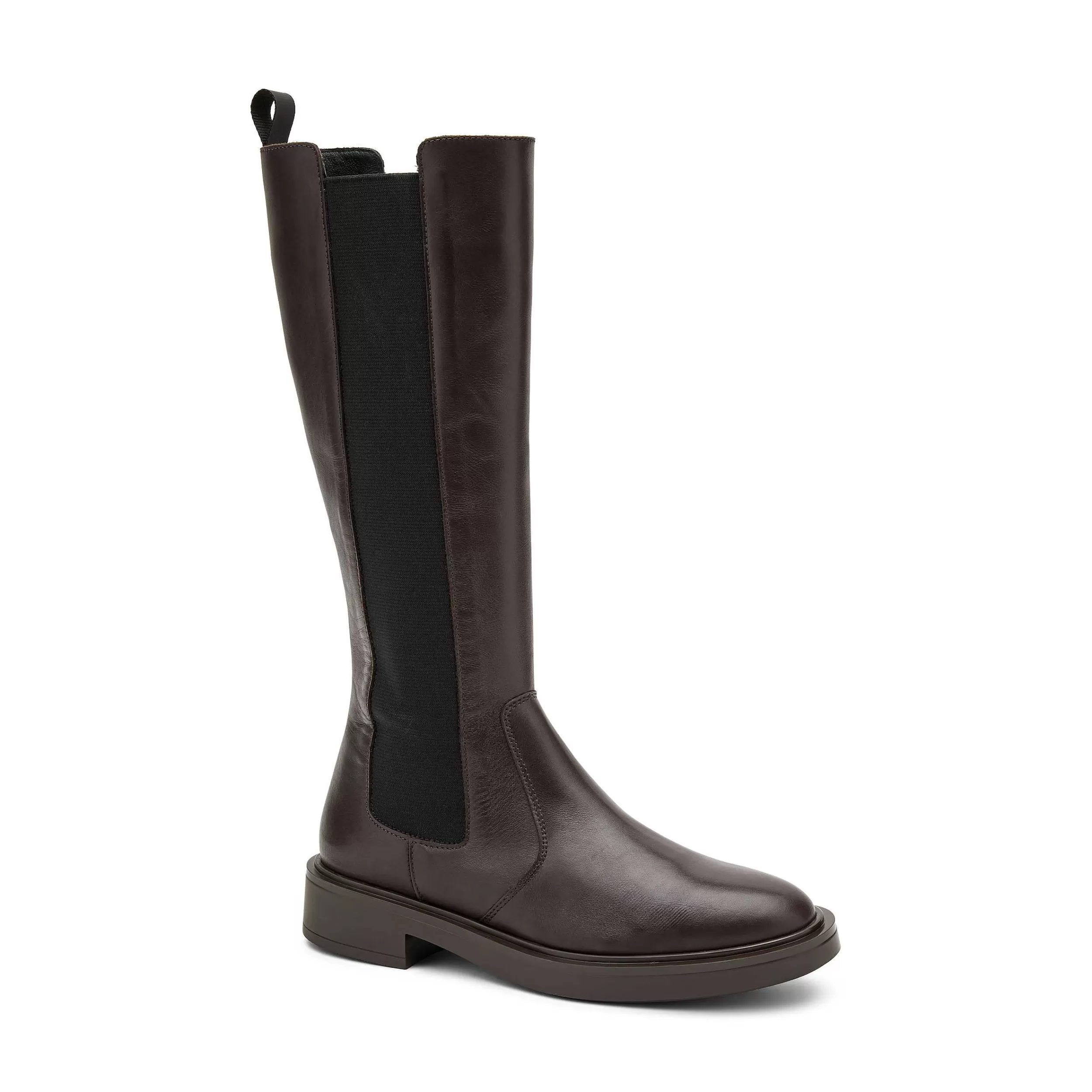 Stivali Alti in Pelle Eleganti per Donna - Stivaletti Comodi con Tacco Moderato, Design Classico e Suola Antiscivolo, Ideali per Autunno/Inverno 2023