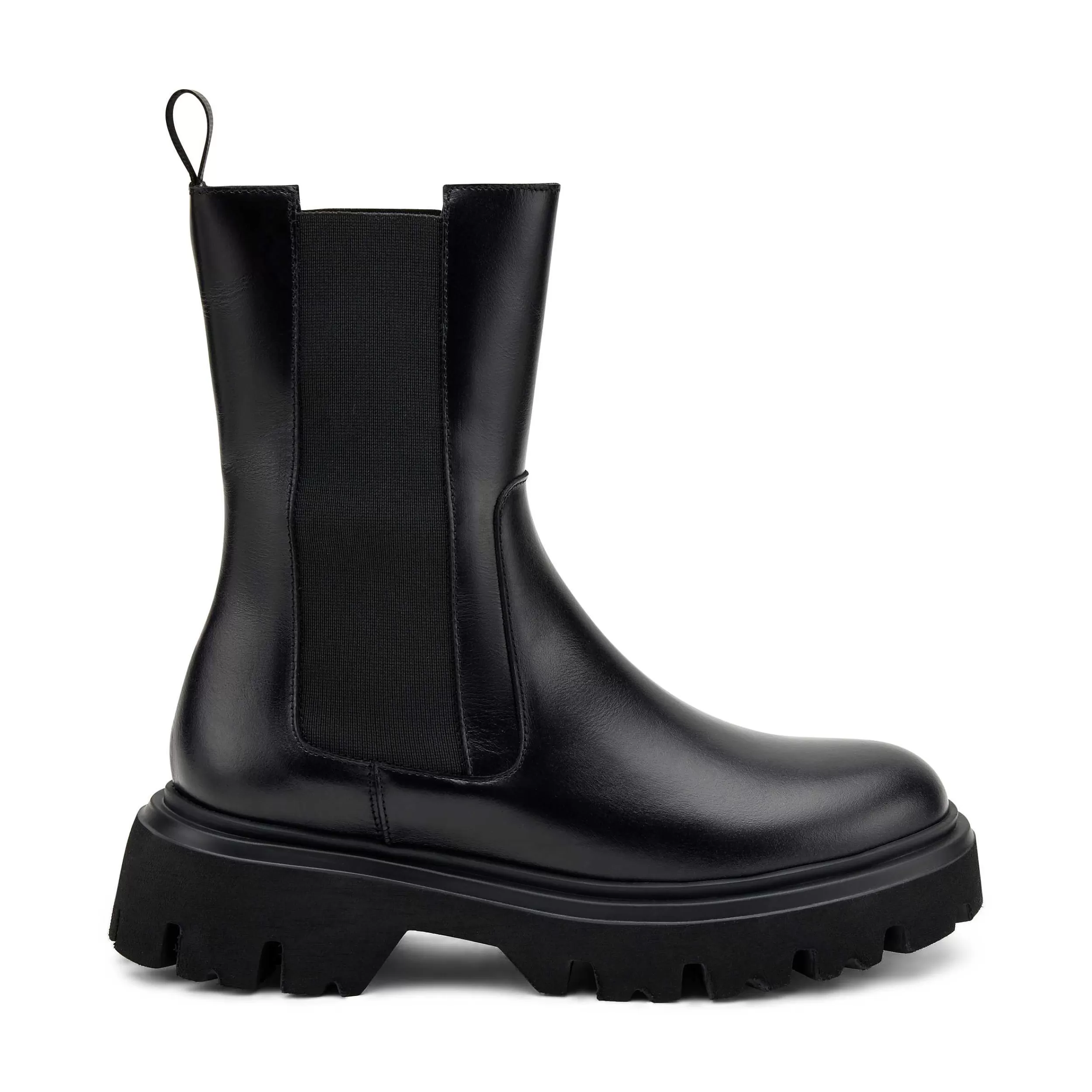 Stivali Alti Donna in Vera Pelle con Suola Antiscivolo a Battistrada - Design Elegante e Confortevole