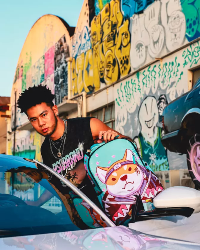 Sprayground Zaino Uomo Supereroe Stile Avventura Design Unico per Viaggi Sportivi Escursioni