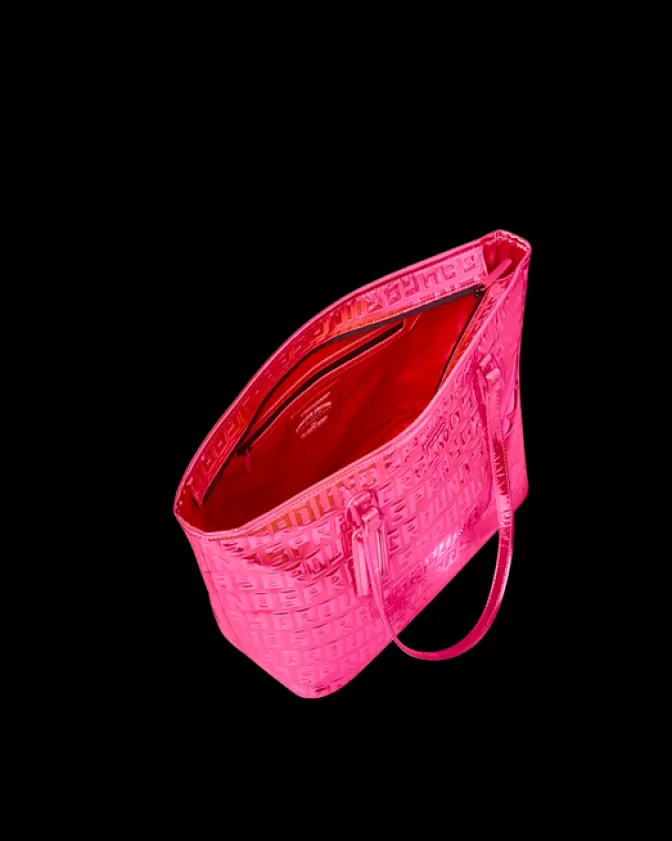 Borse Sprayground Collezione Infiniti - Tote in Tela con Diamantini Rosa | Design Esclusivo per Moda Stradale