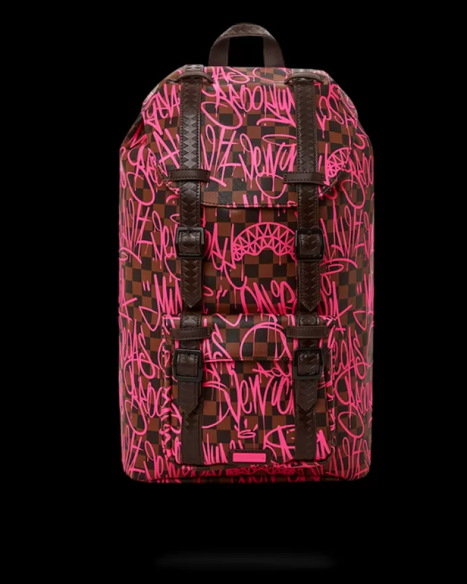 Zaino Sprayground x JETGRAPHIX Collezione HILLS - Design Esclusivo per Avventure Urbane con Stampa Grafica Montana