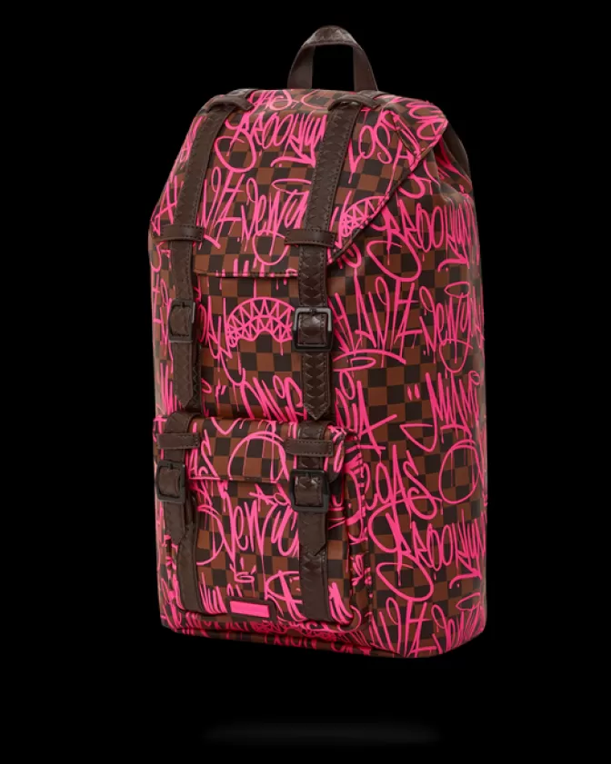 Zaino Sprayground x JETGRAPHIX Collezione HILLS - Design Esclusivo per Avventure Urbane con Stampa Grafica Montana