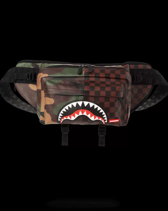 Sprayground Zaino Tascabile Urbano - Design Jungle-Paris con Tasche Multifunzione