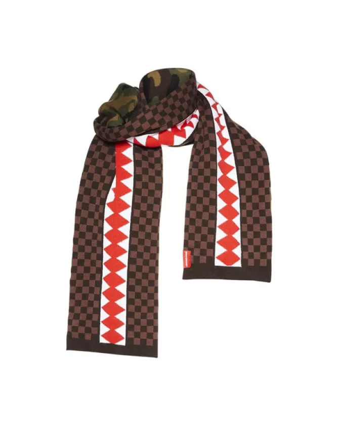 Sciarpe Sprayground Stile Jungle Paris - Stampa Esotica con Motivi Urbani 

（：。，，
