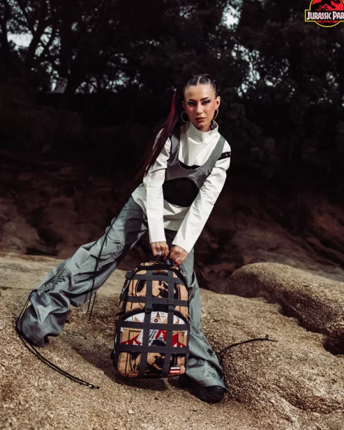 Zaino Sprayground Avventura Giurassica - Modello DLXV Design Esclusivo per Trasporto Sicuro e Stile Unico