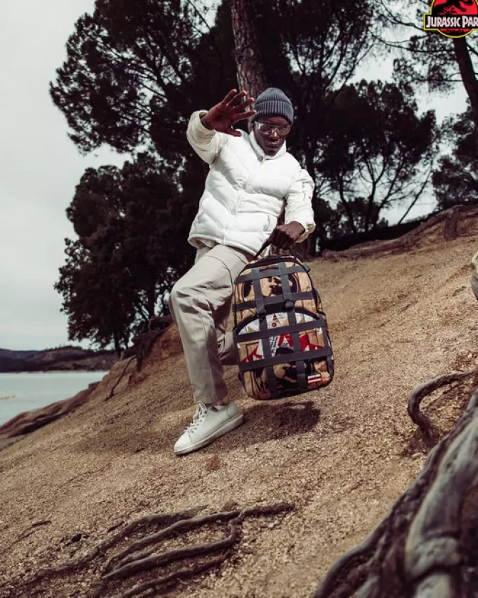 Zaino Sprayground Avventura Giurassica - Modello DLXV Design Esclusivo per Trasporto Sicuro e Stile Unico