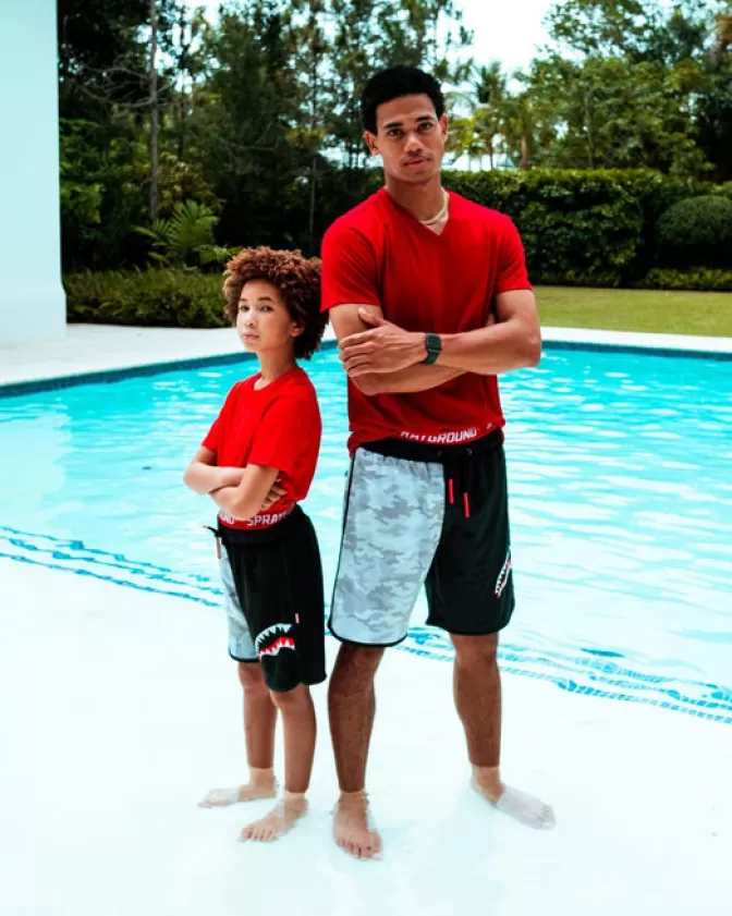 Sprayground Costumi da Bagno Ragazzini Anti-Strappo con Tasche Funzionali - Modello Esclusivo Estate 2024