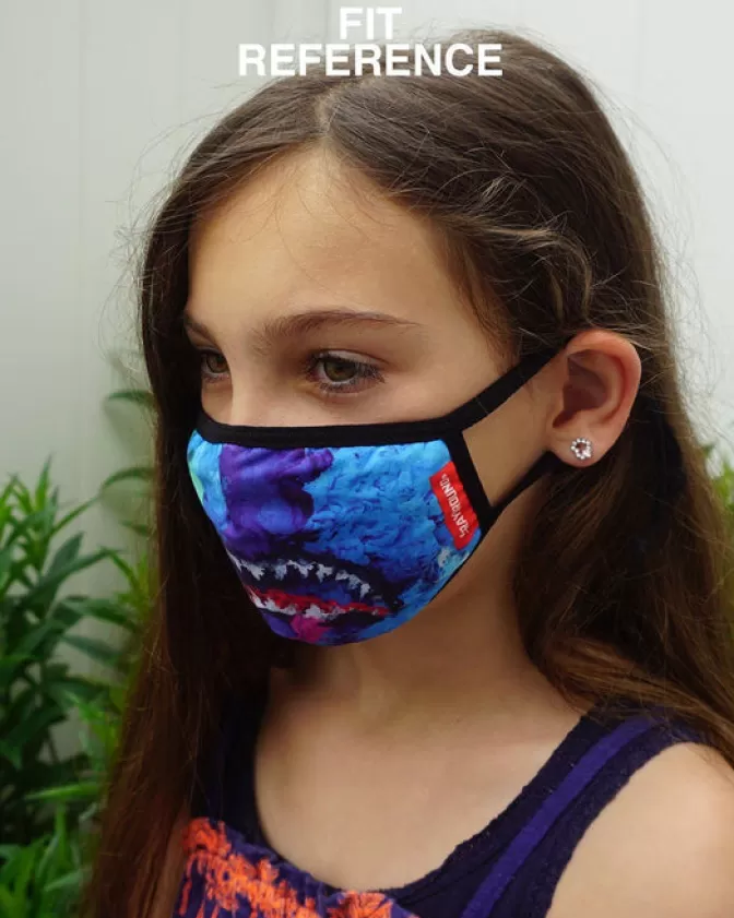 Mascherine Lavabili Sprayground per Bambini - Design Ergonomico con Stampa Color Splash, Sicure e Comode per Giornate Attive. Ideali per Scuola e Tempo Libero.