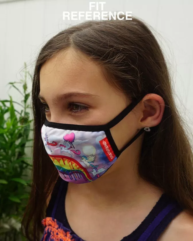 Mascherine Sprayground per Bambini: Design Confortevole con Stampa 