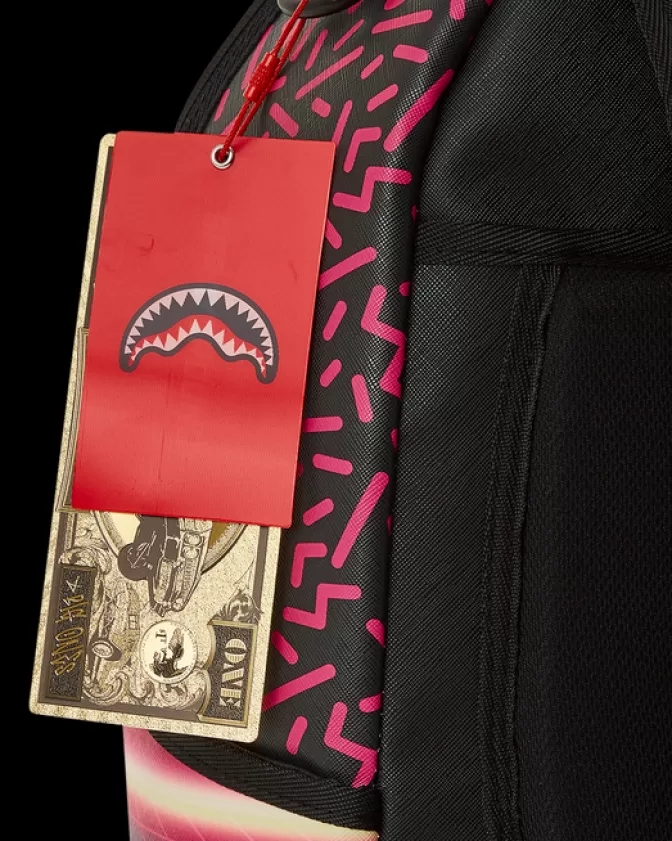 Sprayground Zaino Edizione Speciale KITT - Knight Rider Design con Squalo Laser Futuristico