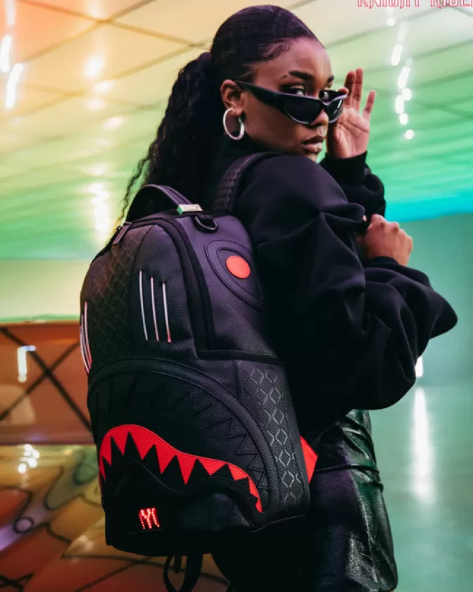 Zaino Sprayground Knight Rider K.I.T.T. con Luci LED Luminose e Design Turbo - Edizione Limitata in Promozione Imperdibile!