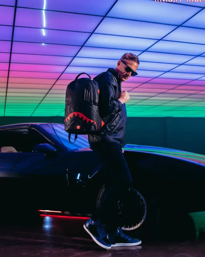 Zaino Sprayground Knight Rider K.I.T.T. con Luci LED Luminose e Design Turbo - Edizione Limitata in Promozione Imperdibile!