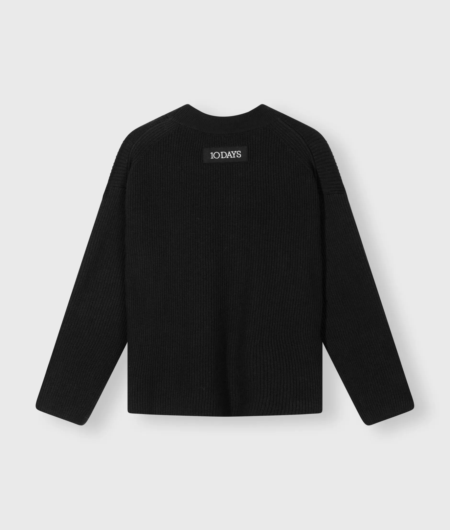 Maglione Donna 10DAYS in Lana Morbida - Pullover Invernale con Design Minimalista per Autunno/Inverno 2024 - Cappuccio Grigio Antracite - Confezione Premium per Comfort Ottimale