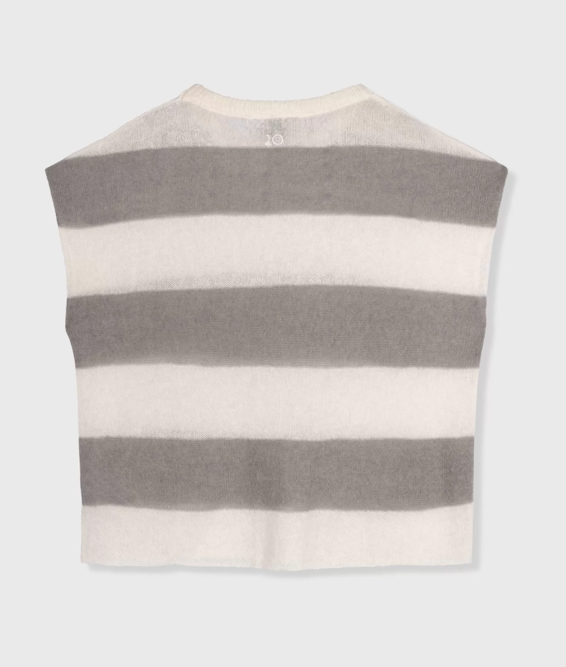 Maglione Donna con Righe Moderne - Giacca a Maglia Stile Casual per Autunno-Inverno 2023 (Collezione 10DAYS)