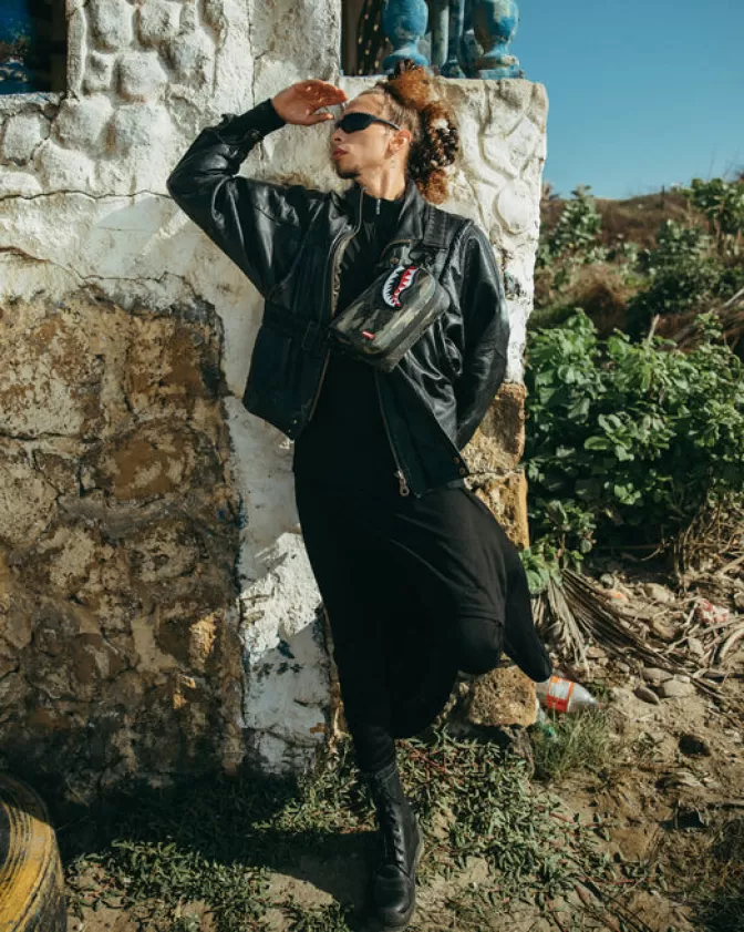 Zainetto Trasversale Sprayground - Design Laser Dinamico con Stile Urbano