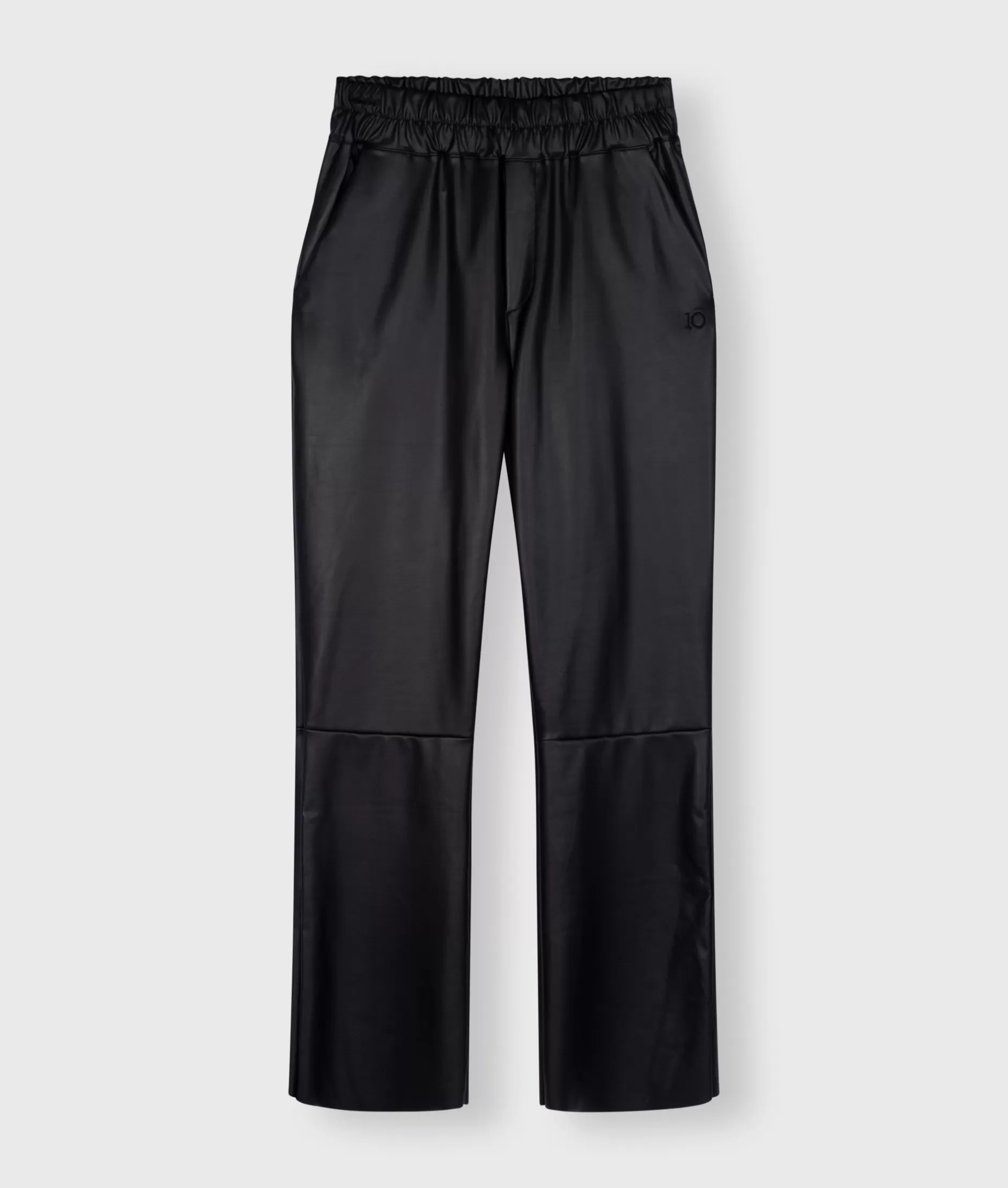Pantaloni Donna 10DAYS Effetto Pelle - Modello Svasato Elegante per Look Audace, Tendenza Autunno-Inverno 2024, Completo Casual-Chic