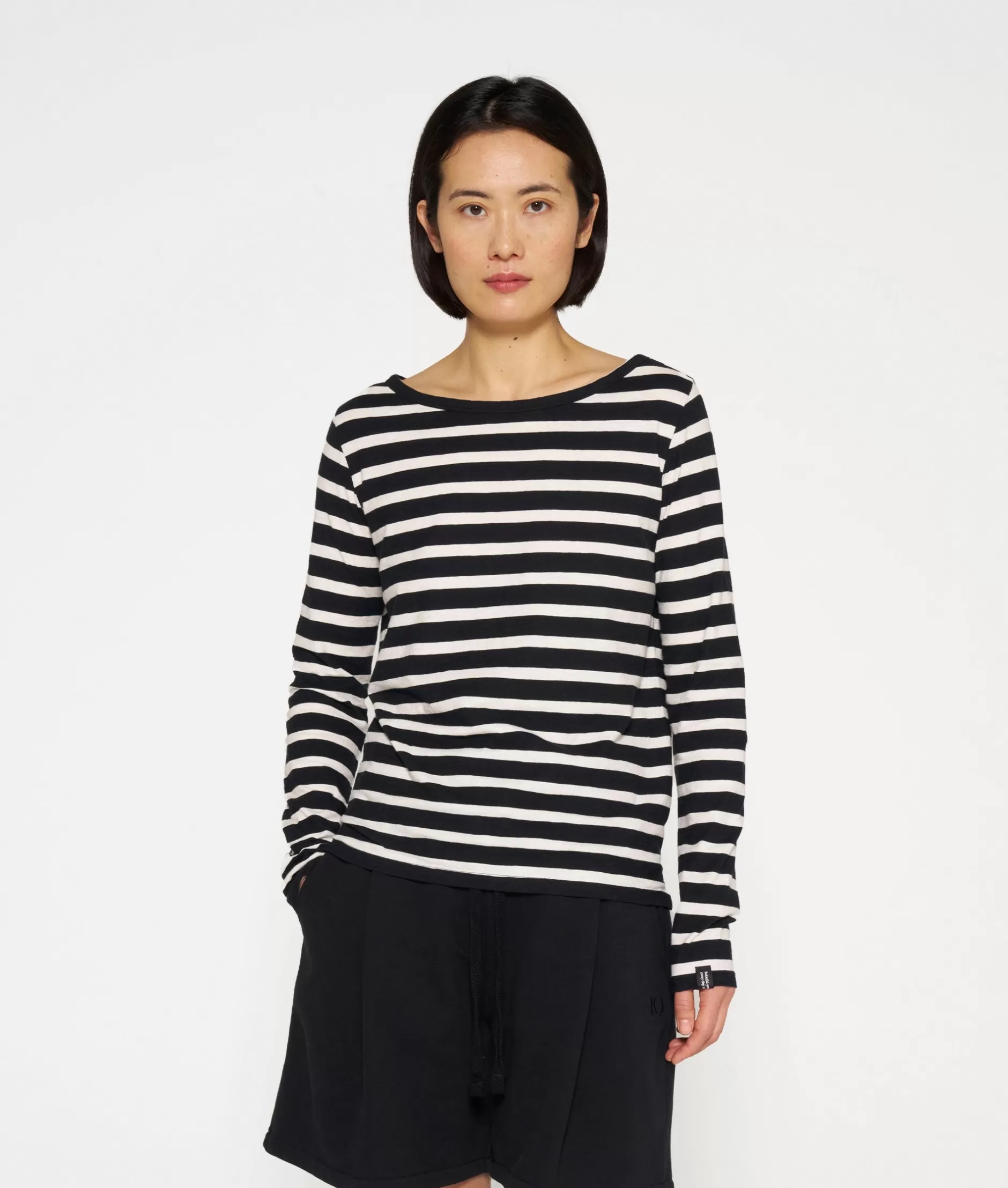 Maglia Donna a Maniche Lunghe con Righe - Stile Casual Comodo, Promozione Limitata 10 Giorni