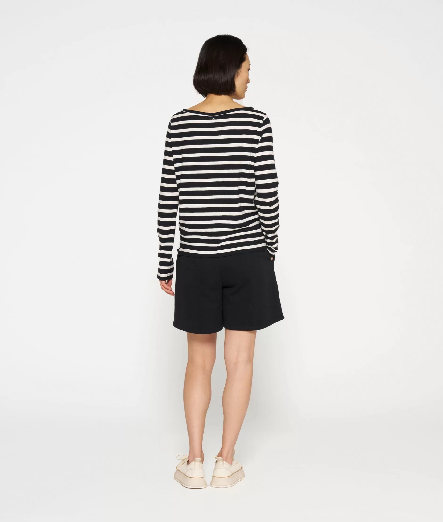 Maglia Donna a Maniche Lunghe con Righe - Stile Casual Comodo, Promozione Limitata 10 Giorni