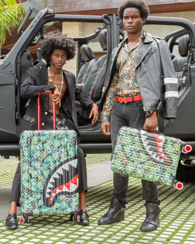 Valigia Cabina Rigida Sprayground - Edizione Limitata Sharknautics 