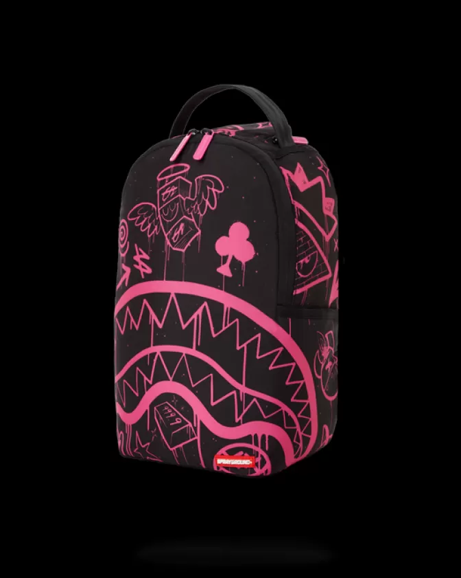 Zainetti Compatti Sprayground - Design Artistico a Gocce di Colore, Stile Urban Creativo

(：，，，，