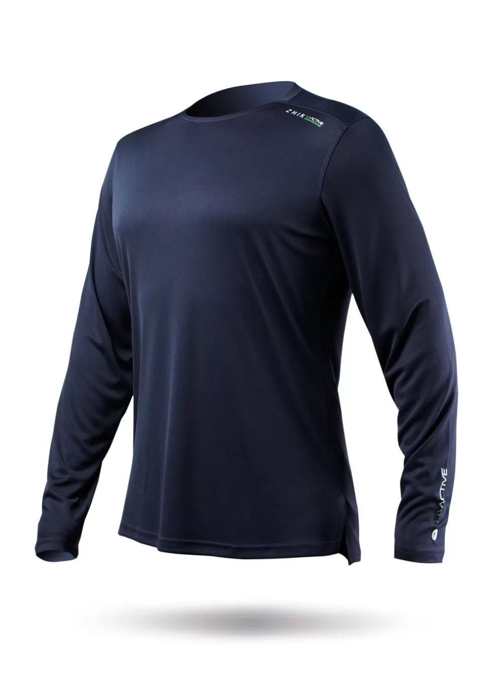 Maglia Termica Uomo con Protezione UV Manica Lunga - Blu Marino, Ideale per Sport all'aperto e Attività Estive con Tecnologia Antitraspirante