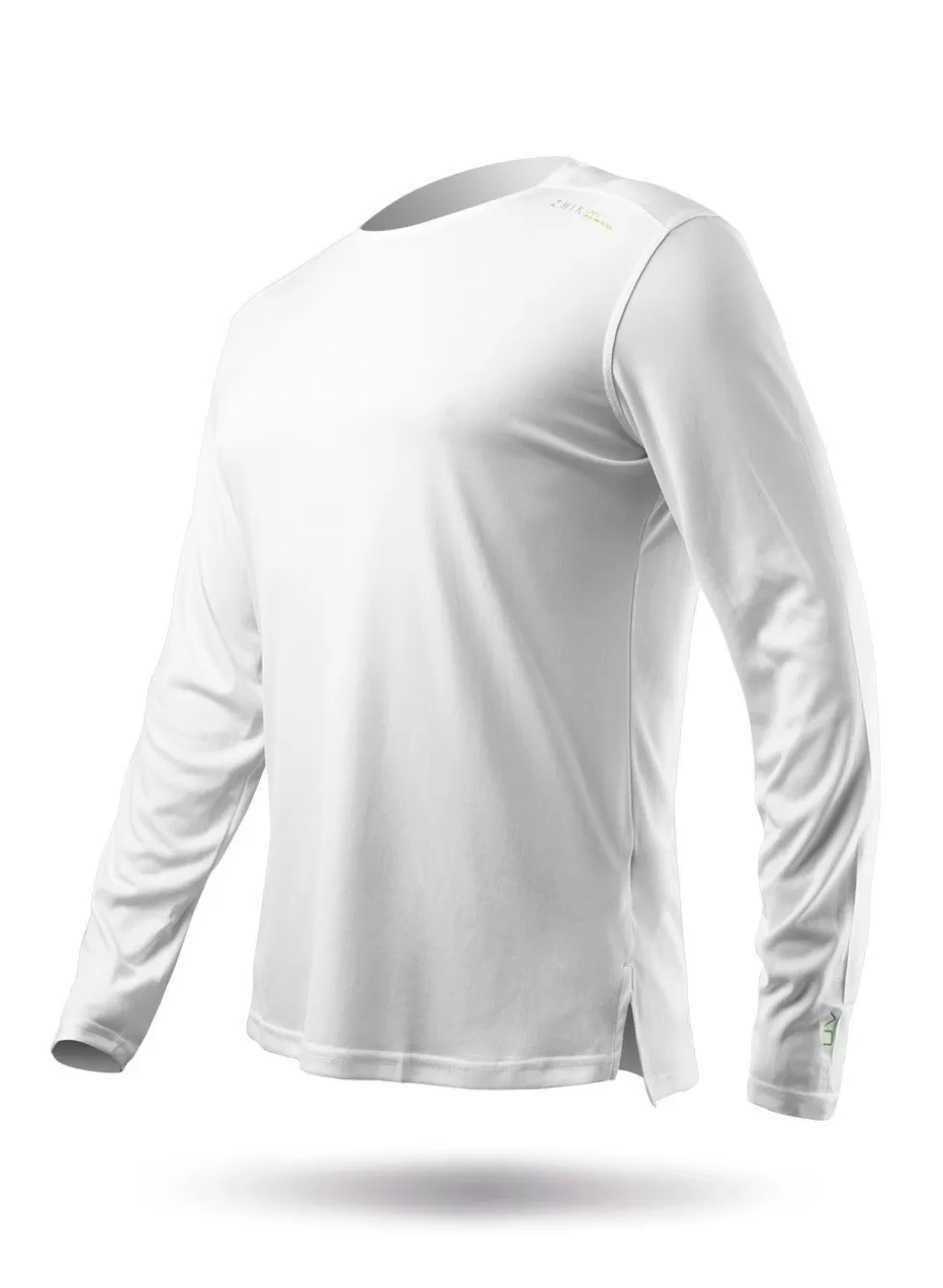 Maglia Sportiva Uomo Protezione UV 50+ - Bianco，Tessuto Tecnico Traspirante per Attività Outdoor，Maniche Lunghe Antisoleggio（Edizione Limitata）