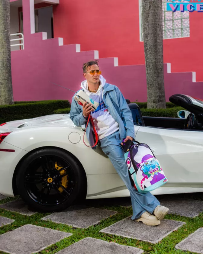 Zaino Sprayground Miami Vice - Edizione Limitata South Beach con Design Iconico (DLXV)