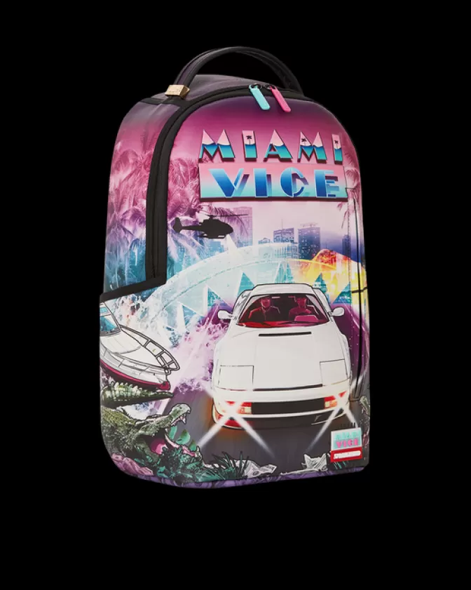 Zaino Sprayground DLXV - Ispirazione Miami Vice con design retrò anni '80 per stile urbano vibrante