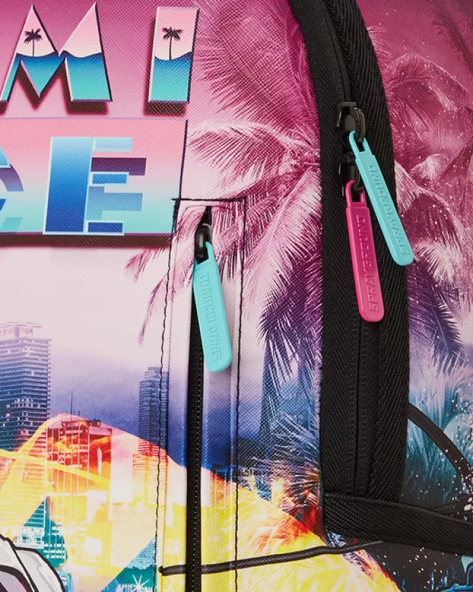 Zaino Sprayground DLXV - Ispirazione Miami Vice con design retrò anni '80 per stile urbano vibrante
