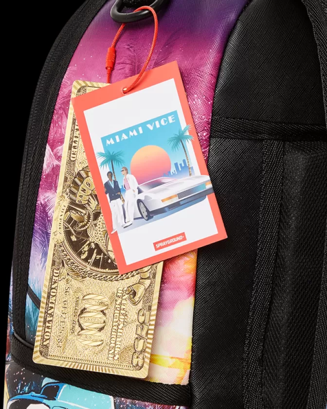 Zaino Sprayground DLXV - Ispirazione Miami Vice con design retrò anni '80 per stile urbano vibrante