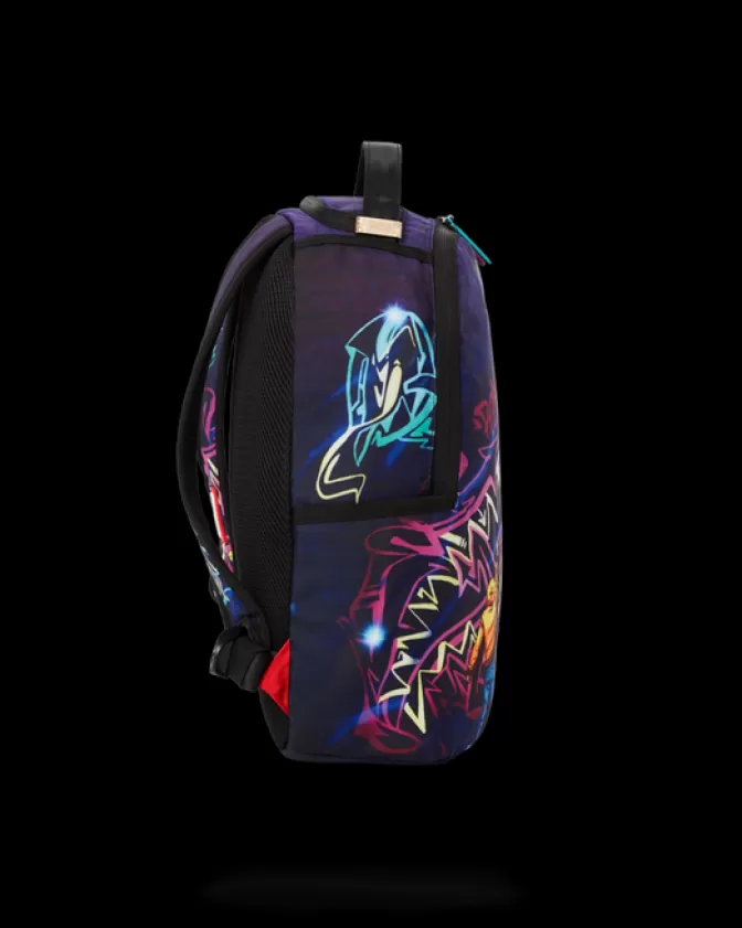 Zaini Compatti Sprayground – Edizione Street Art Notturna con Design Graffiti Esclusivo