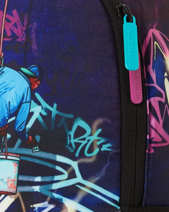 Zaini Compatti Sprayground – Edizione Street Art Notturna con Design Graffiti Esclusivo