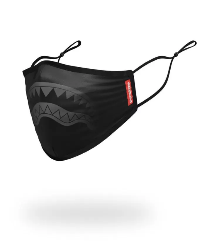 Sprayground Collection Esclusiva: Mascherine Confortevoli Squalo Notturno con Sagoma Anatomica