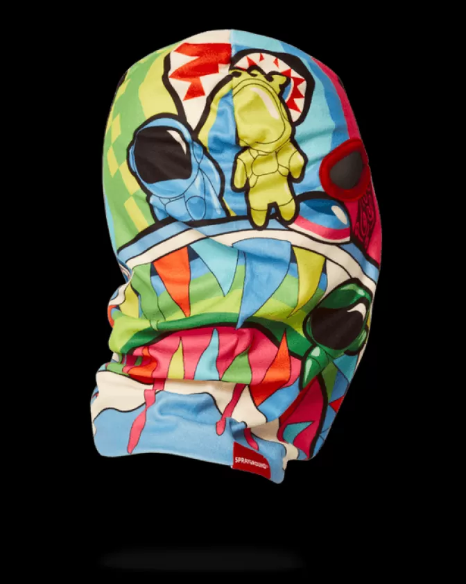 Sprayground: Passamontagna Tecnici con Design Ipnotico - Ideali per Temperature Estreme e Avventure Invernali

(，