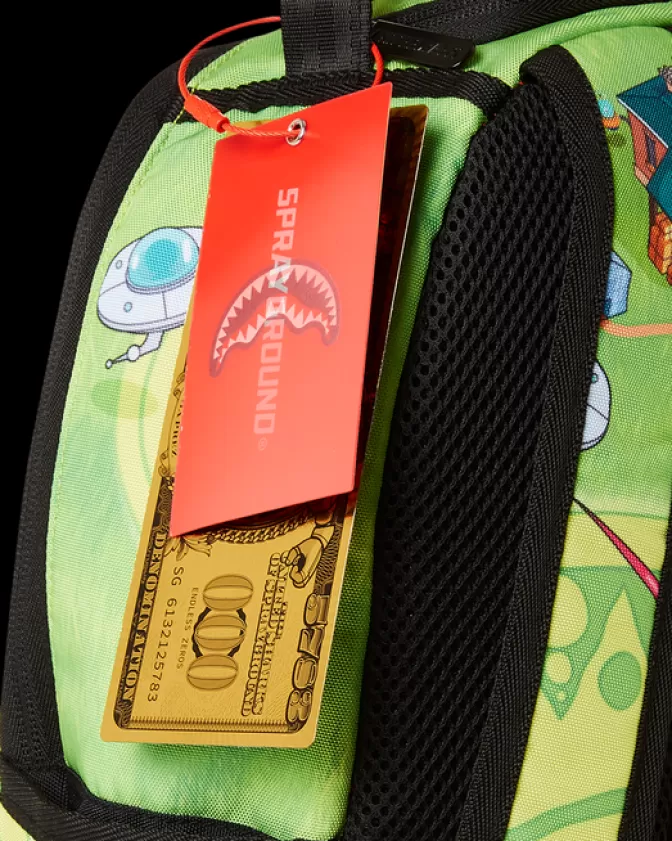 Zaini Sprayground Stile Futuristico - Zainetti Compatti con Stampa Alieni Graffiti, Design Unico Per Avventure Stravaganti (Collezione Mini Farm Extraterrestre)