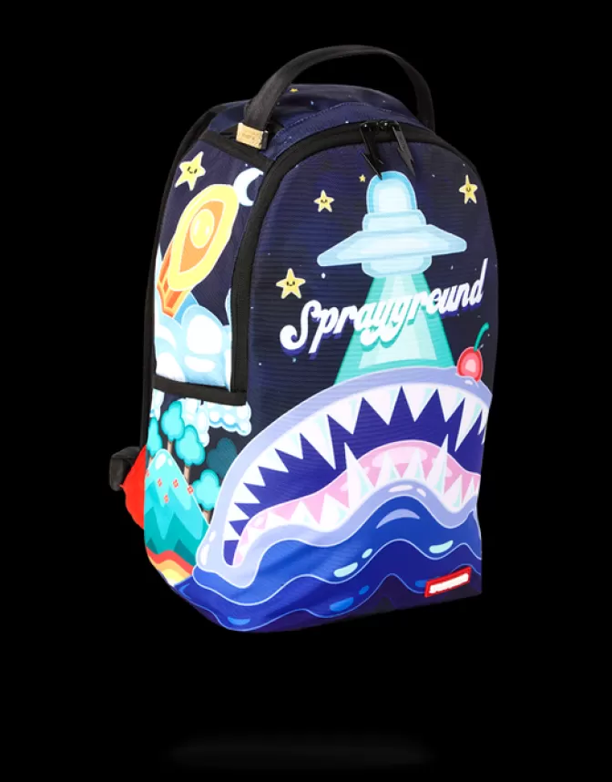 Zaini Sprayground Stellari con Design a Bolle - Modello Compatto per Stile Futurista