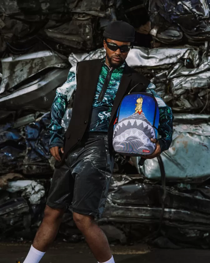 Zaino Jetpack Futuristica Sprayground - Zainetti Compatti con Stile Avventura Spaziale, Design Unico per Esploratori Urbani - Collezione AstroMane