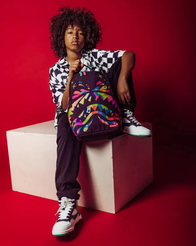 Zainetti Sprayground Mini Happy Days - Design Unico per Giovani Esigenti, Collezione Compatta con Stile Giovanile, Ideale per la tua routine quotidiana