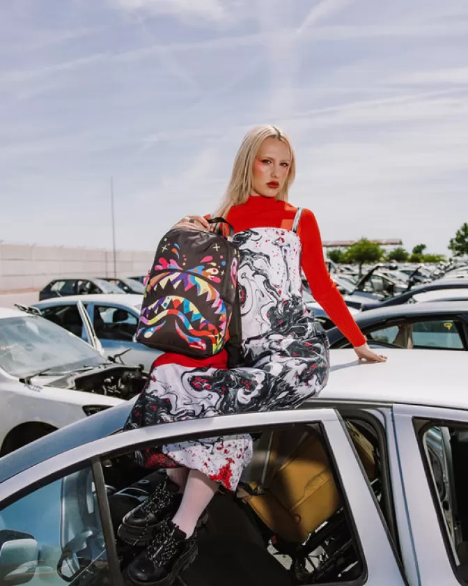 Zainetti Sprayground Mini Happy Days - Design Unico per Giovani Esigenti, Collezione Compatta con Stile Giovanile, Ideale per la tua routine quotidiana