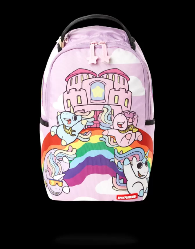 Zainetto Sprayground Compacto • Stile Unisex con Effetto Rimbalzo Arcobaleno • Borsa Tascabile Multicolor per Giovani Urbani
