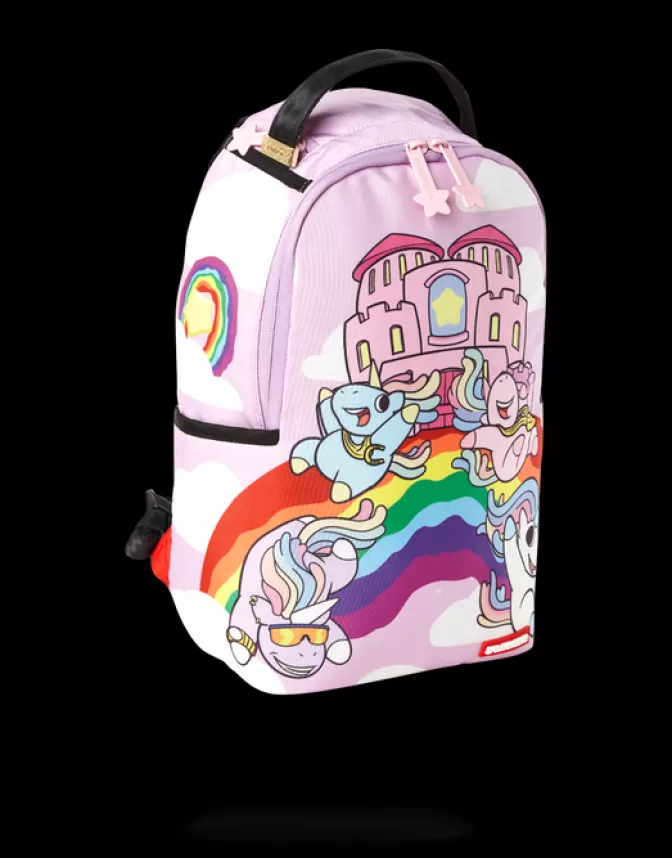 Zainetto Sprayground Compacto • Stile Unisex con Effetto Rimbalzo Arcobaleno • Borsa Tascabile Multicolor per Giovani Urbani