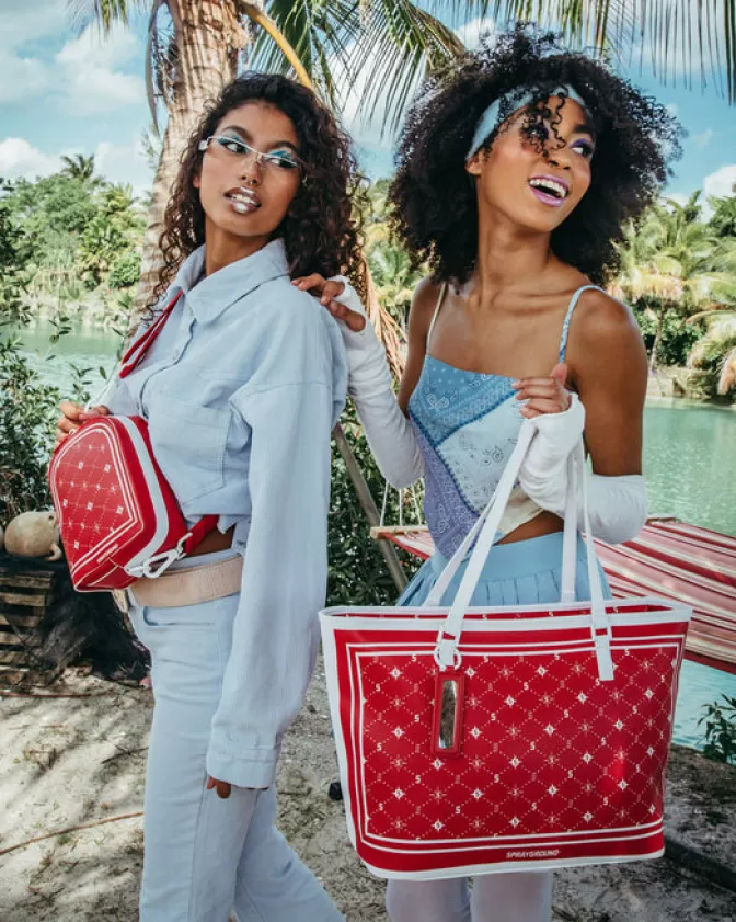 Sprayground Borsa Tote Modus Operandi - Zaino Tracolla Impermeabile Multifunzione con Design Unico