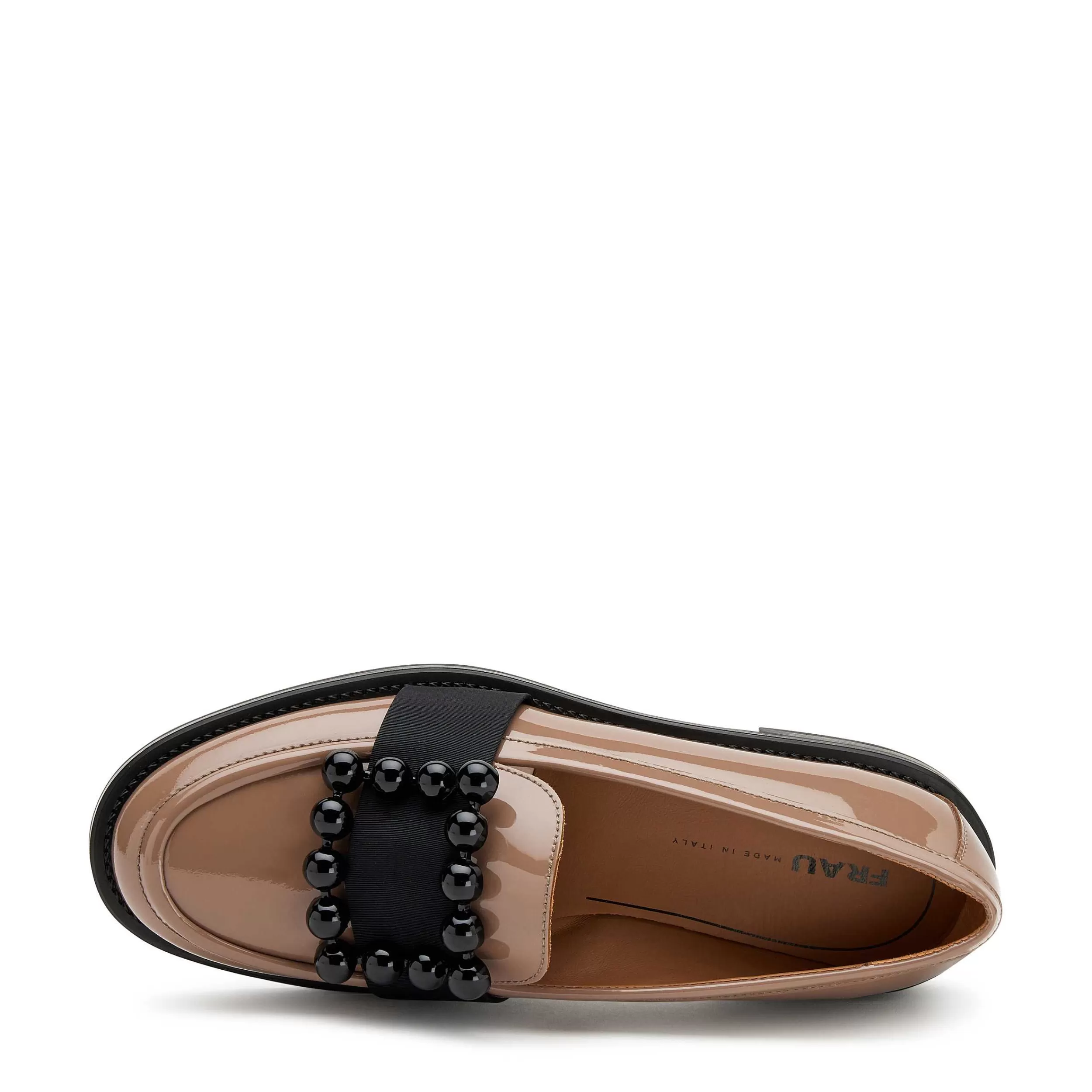 Mocassini Donna Eleganti in Pelle Laccata a Specchio con Dettagli Metallizzati - Scarpe con Lacci di Stile Raffinato e Confortevole