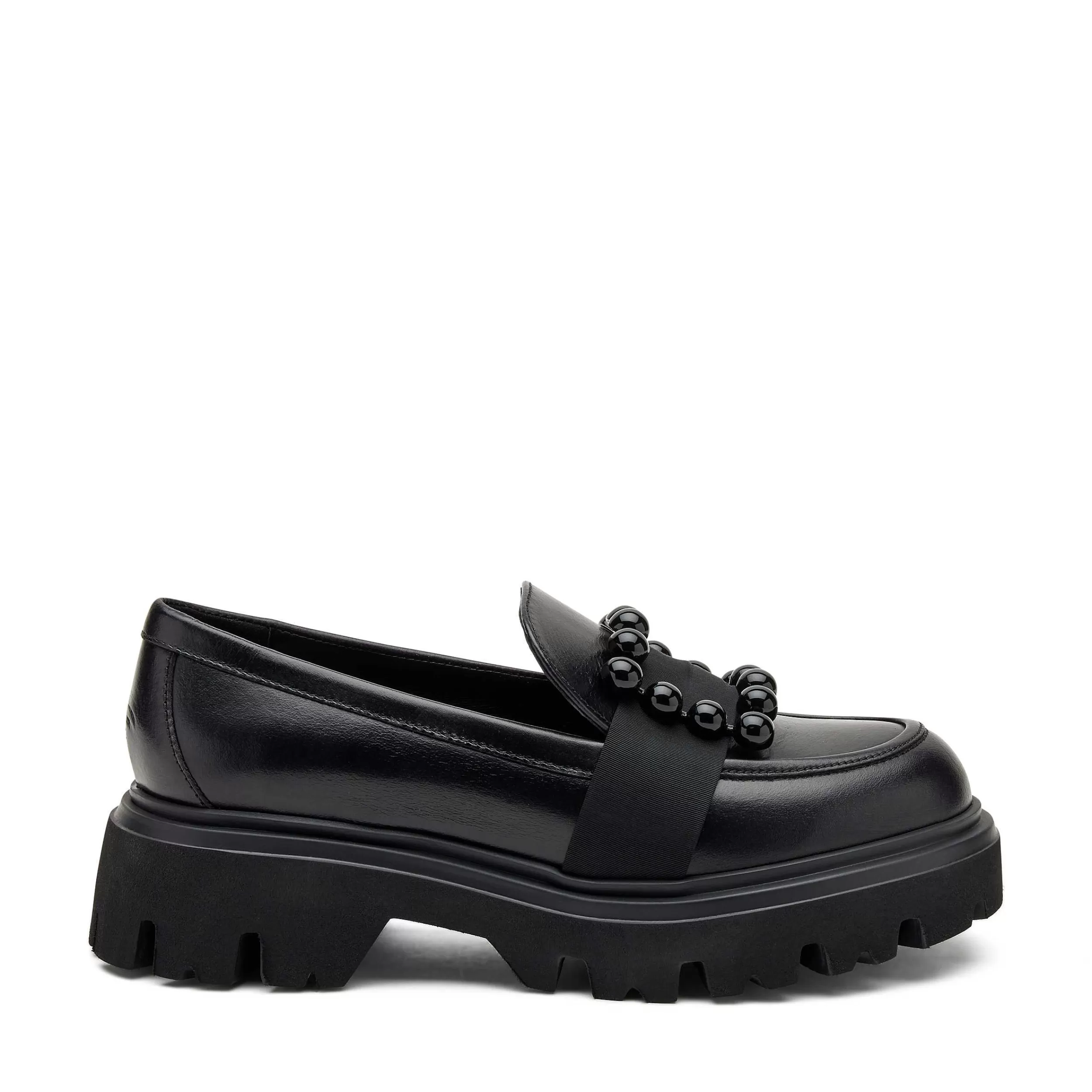 Donna Mocassini in Pelle Genuina con Finiture Premium - Scarpe Comode con Lacci e Stile Versatile per Ogni Occasione