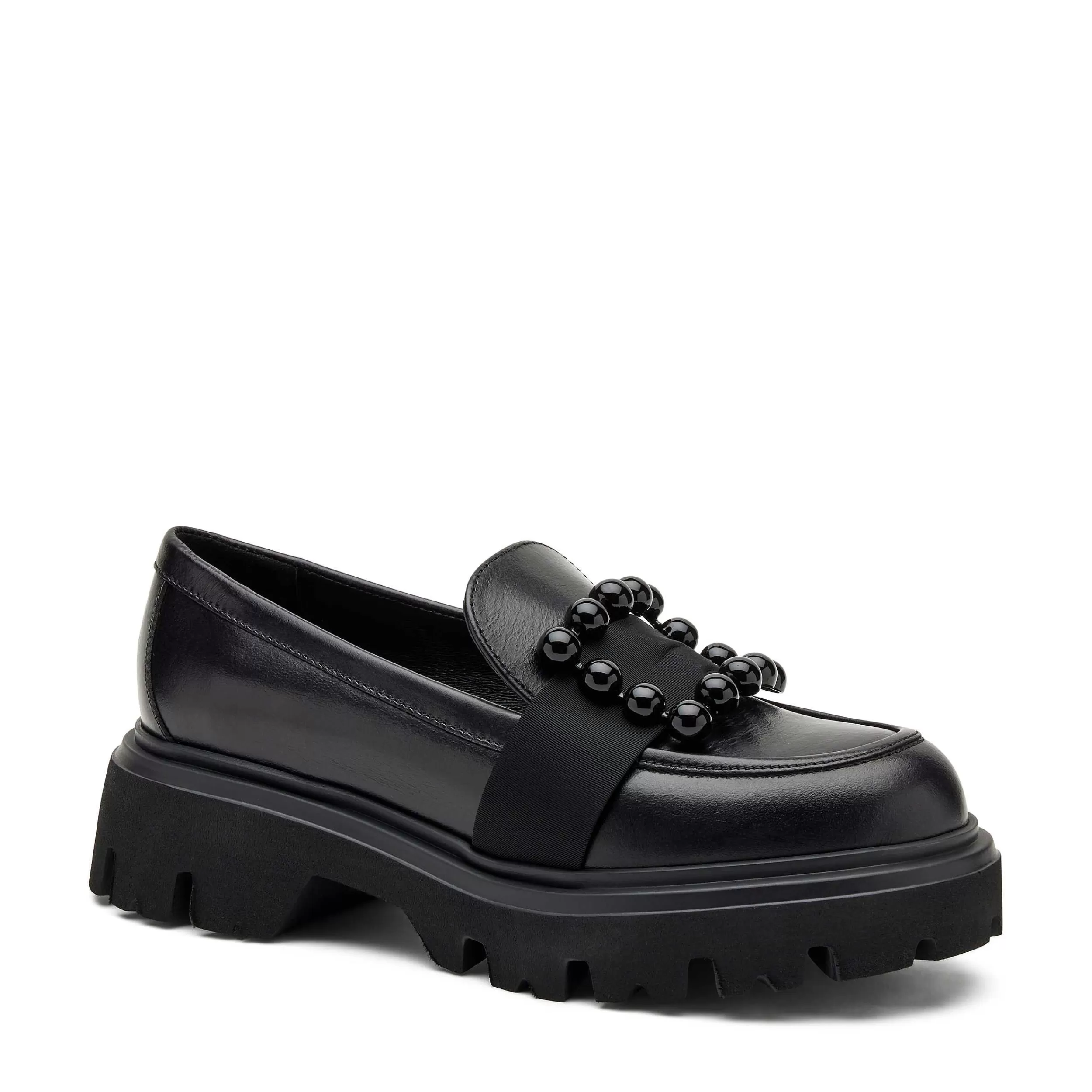 Donna Mocassini in Pelle Genuina con Finiture Premium - Scarpe Comode con Lacci e Stile Versatile per Ogni Occasione