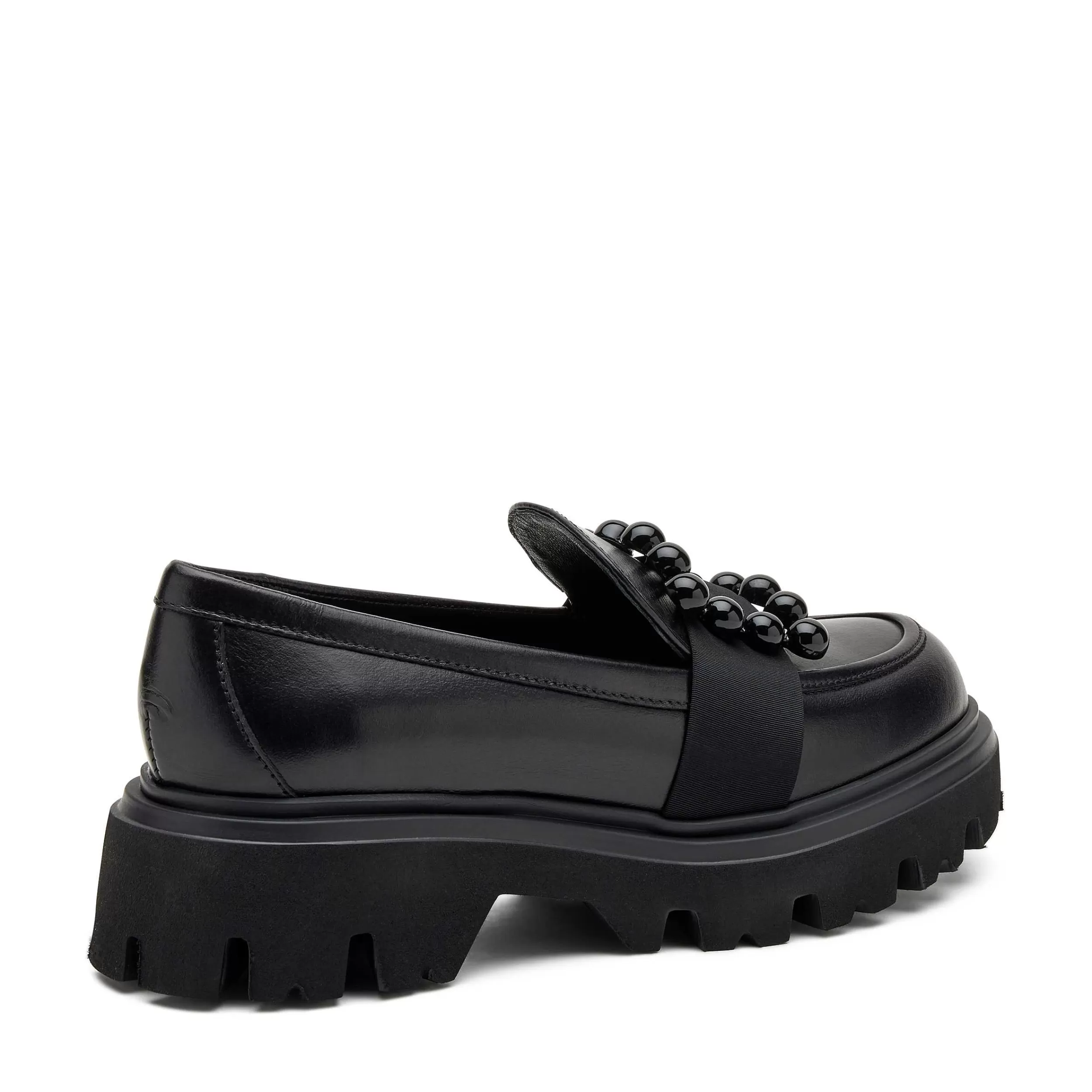 Donna Mocassini in Pelle Genuina con Finiture Premium - Scarpe Comode con Lacci e Stile Versatile per Ogni Occasione